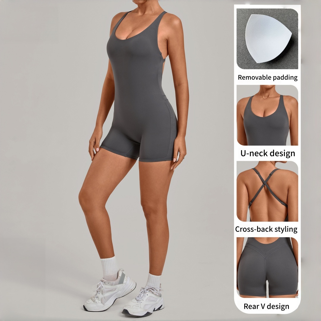 Women's Seamless Yoga Jumpsuit - Pilates Yoga One 评论和价格