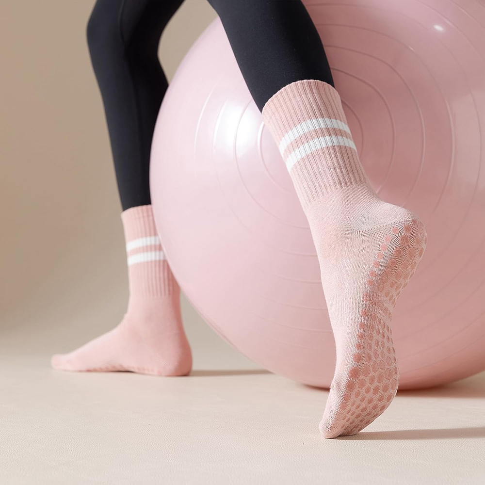 Yoga Pilates Socks with Grips  - Pilate Yoga Workout 评论和价格