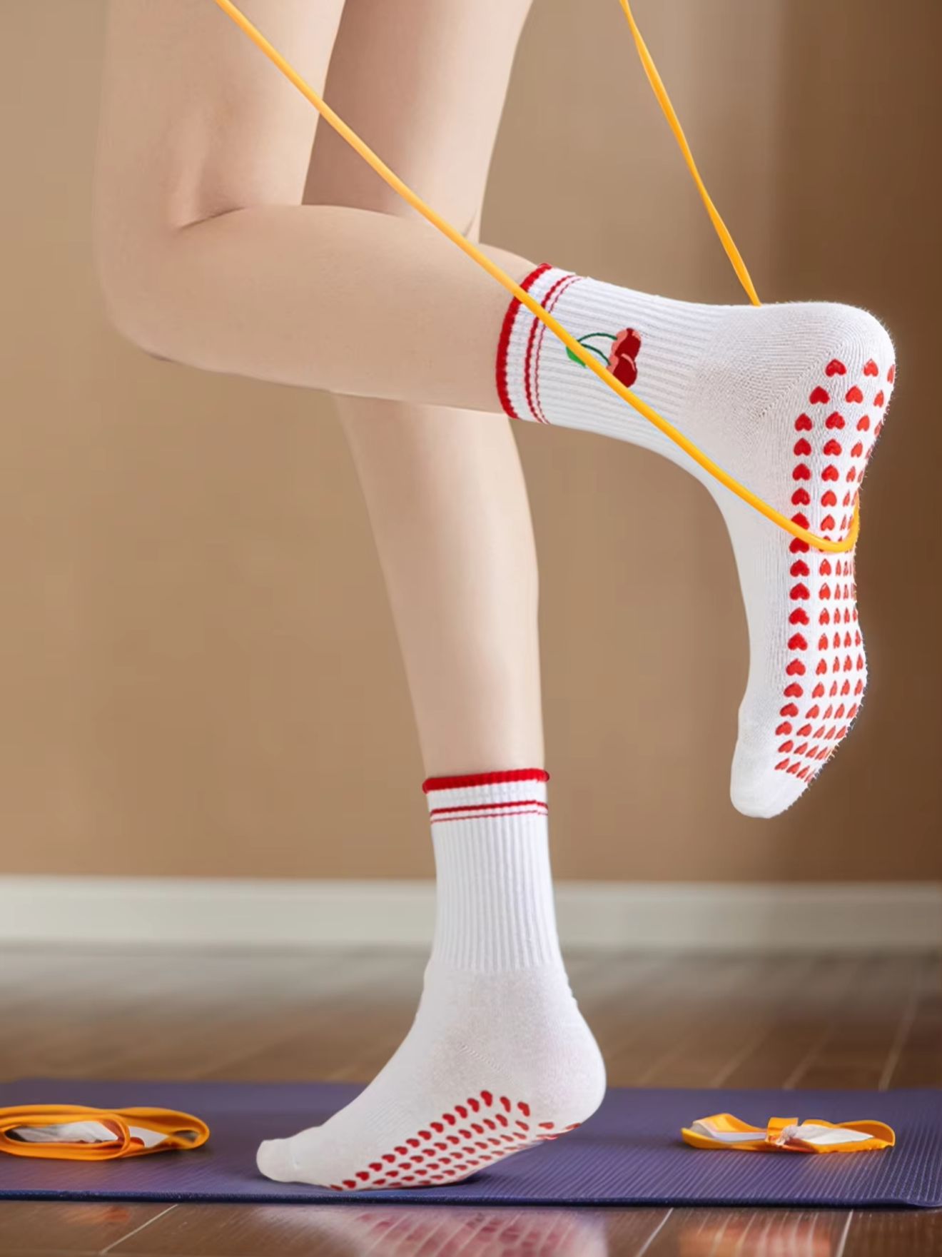 1 Pairs Cross-Border Professio - Medias Para Pilates Y Yoga 评论和价格